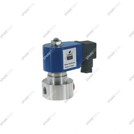 SPARELINE HP Stainless steel solenoid valve 2mm, F1/4",24VDC,130bar