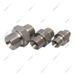 Hex pipe nipple BSP60 MM1/4'', Stainless steel