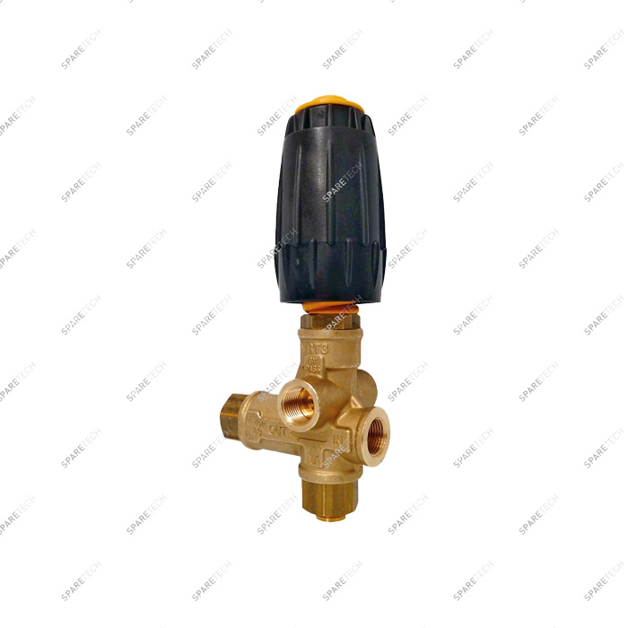 Unloader valve 2xF3/8" with handle without pressure gauge socket