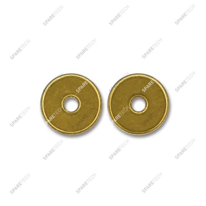 Brass token with hole 22,5X1,8mm (per 100)