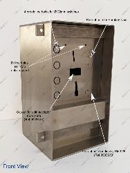 Control box with cash drawer 22x21.5x39cm