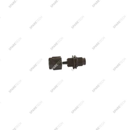 Injector M3/8'' for pneumatic pump (hose 4-6), VITON N°252190