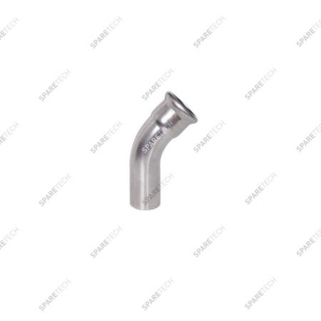 Elbow 45° D18 with 1 plain end