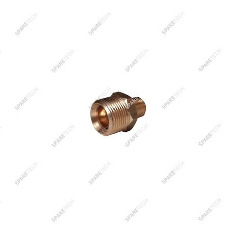 Male hex pipe reducer for retractable brush lance M22x1.5 M1/4"