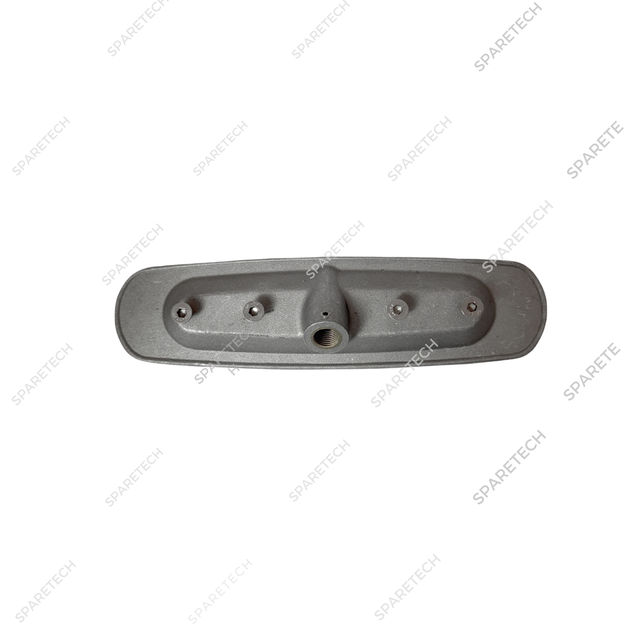 Aluminum brush holder F1/4" with 4 screws, 230mm
