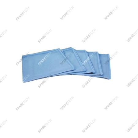 Blue microfiber towel special for glass - 40 X 40cm 300g/m² (5 units)