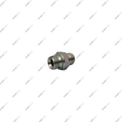 Hex pipe nipple BSP60 MM1/2'' galvanised steel