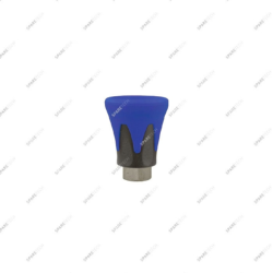 Blue/black nozzle protection with galvanized nozzle holder F1/4"