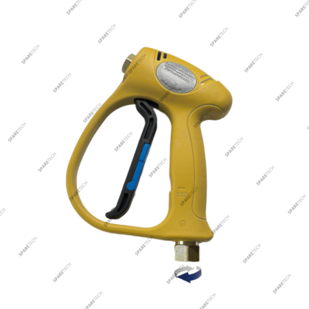 Yellow weeping spray gun with swivel, 30L/min