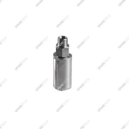 Stainless steel straight swivel MF1/4" TECOMEC