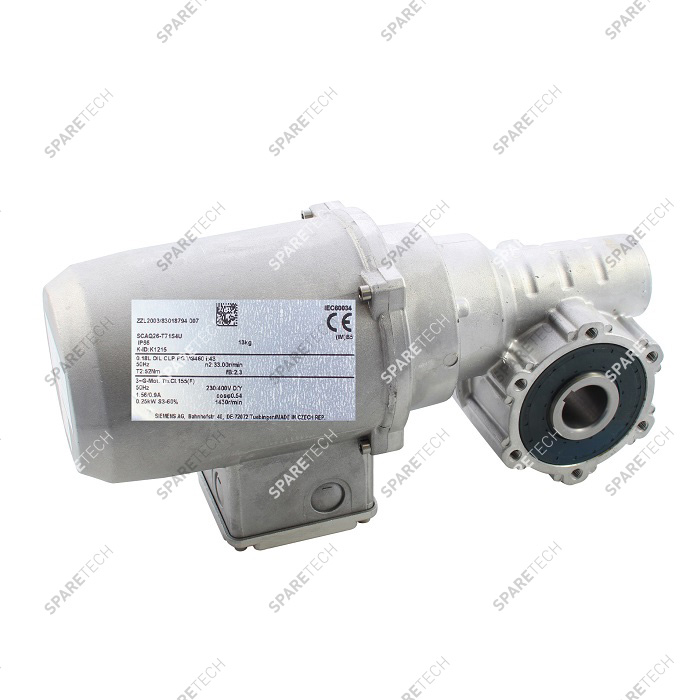 Worm gearmotor K1215 for positioning truck wash side brushes