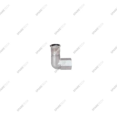90° elbow D22 to press and one thread end F3/4"