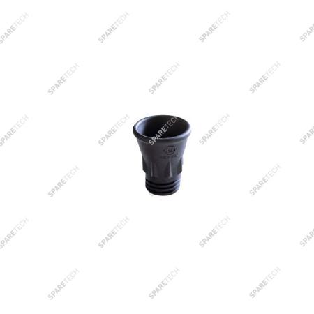 P.A. screw type nozzle protector + screw, black