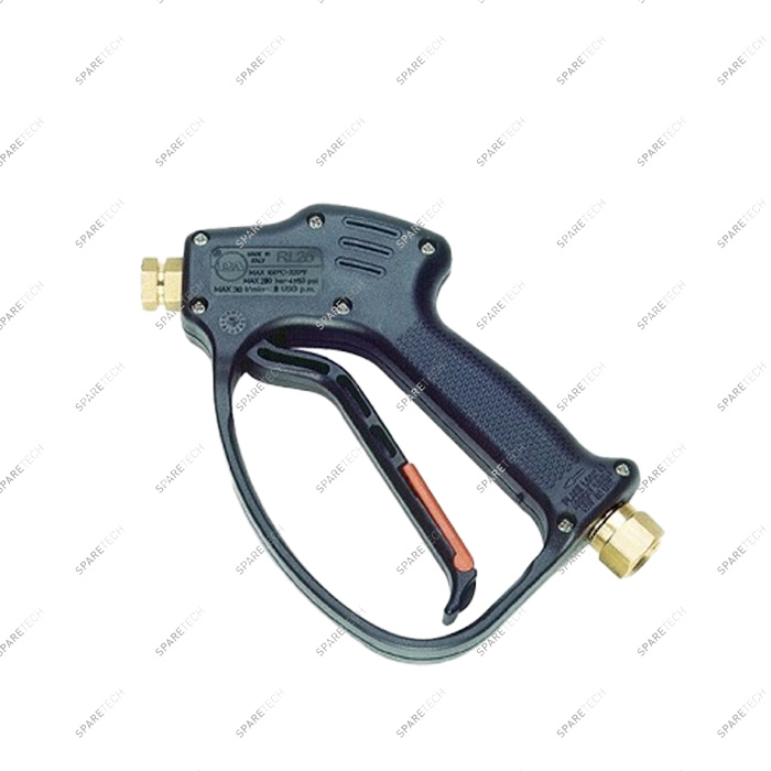 RL26 spray gun 30L/min with swivel, in F3/8" out F1/4"