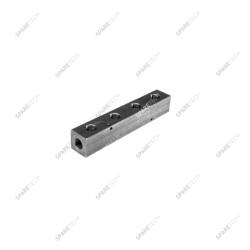 Stainless steel manifold block 4 output+2 input F1/2''