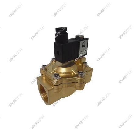 Brass solenoid valve FF1", 220V EPDM