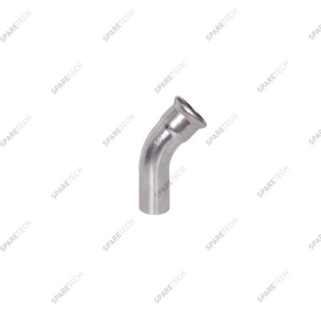 Elbow 45° D35 with 1 plain end