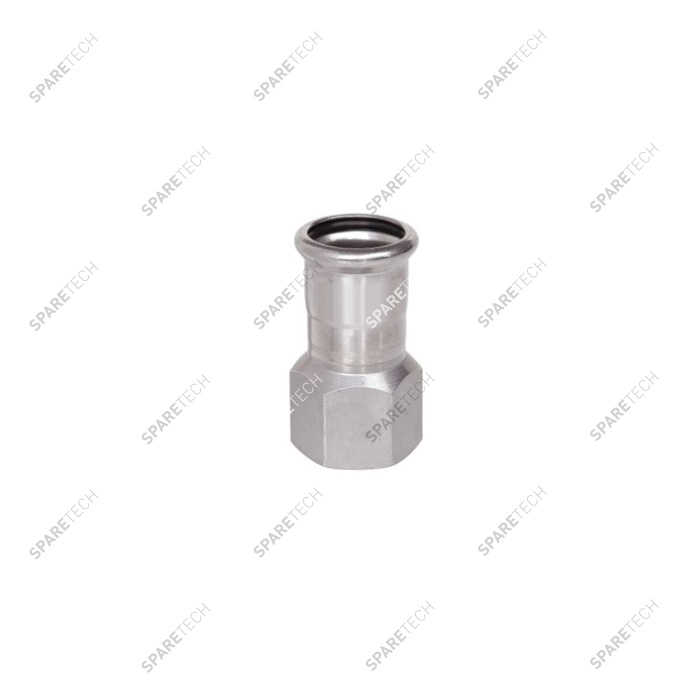 Adaptor D22 to press and 1 thread end F1"