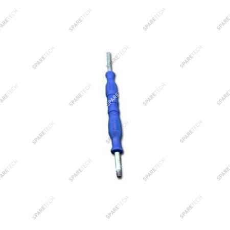 Stainless steel bleu flexible handle 55cm