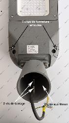 LED street light 50W, 220V, 6500 lumens, IP67