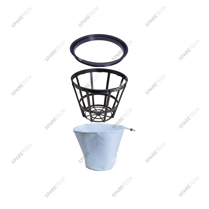 Complete kit: filter support + filter + basket for D.300mm tank 