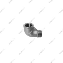 Stainless steel 90° elbow MF1/2"