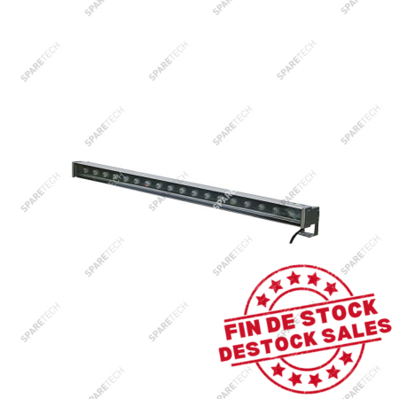 RGB light bar IP68 18W, 24VAC, 0.3m cable input, without cable output