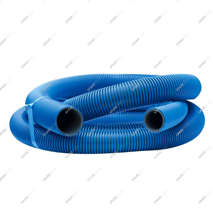 Blue conic hose D.38/51mm, 5m, smooth interior 