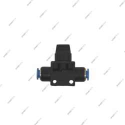 Straight connection PBT  10-10mm with hand valve