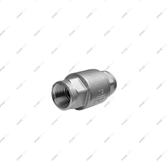 Stainless steel check valve FF1/2" low pressure 16bar