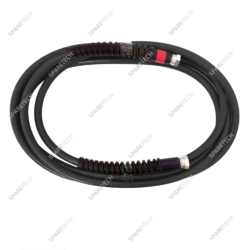 Black spiral hose guard for TITAN