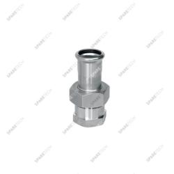 Union adaptor D18 to press and one thread end F1/2"