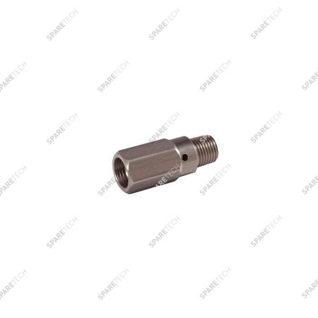 Stainless steel injector for foam brush lances D2.5mm MF1/4"