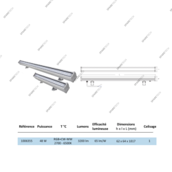 RGB LED strip 48W IP66 220V 