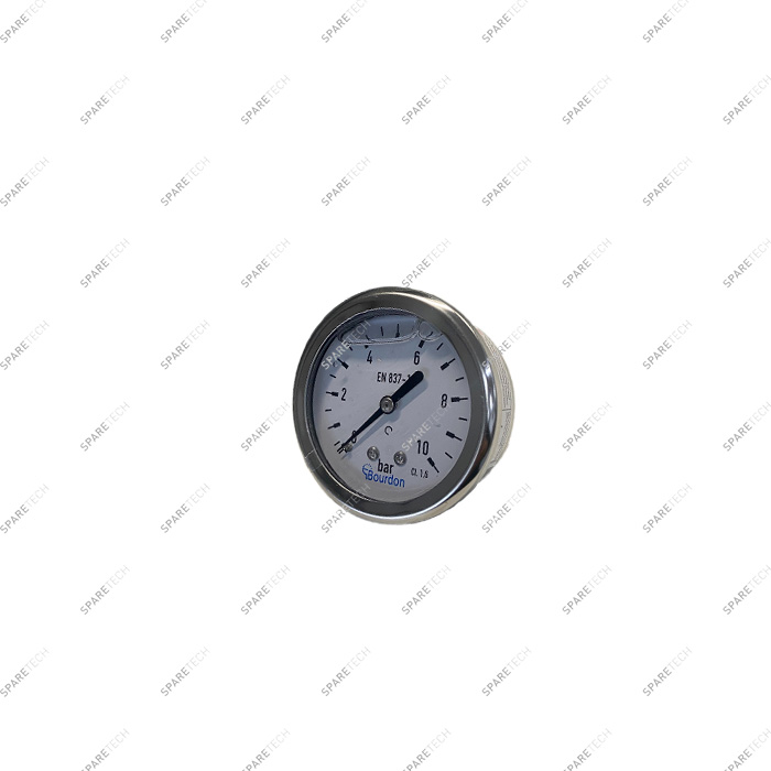 Pressure gauge back mount 0-10 bar, M1/4'', D.60mm