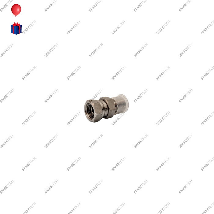 Non working swivel MF1/4" NPT, stainless steel