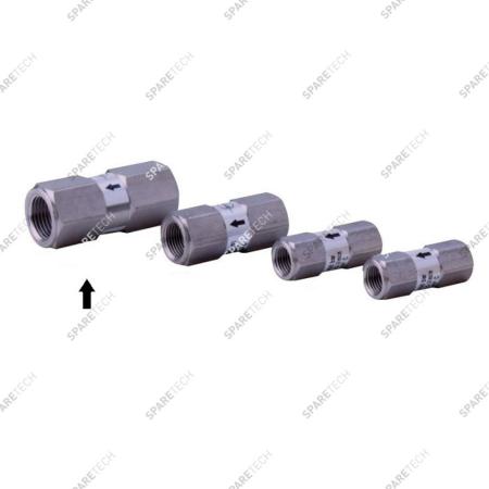 High Pressure Stainless steel check valve FF1/2'' (VITON), P.A.