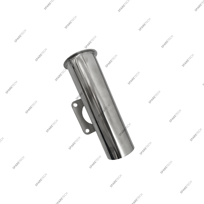 Stainless steel lance holder 200xD.60mm, wall mounted