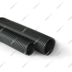 Black vacuum hose antistatic / metre, D38 mm (roll of 30 m)