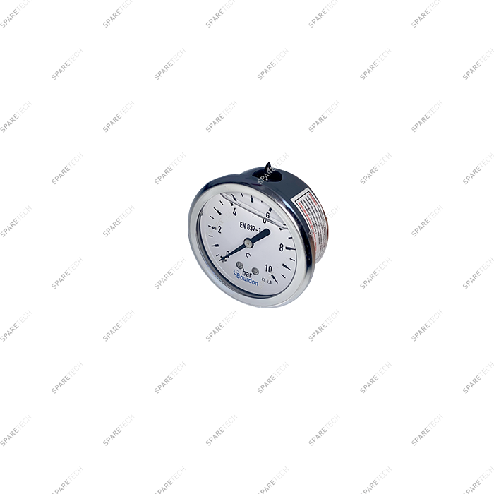 Pressure gauge back mount 0-10 bar, M1/4'', D.60mm