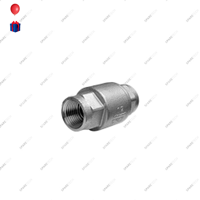 Stainless steel check valve FF1/2" low pressure 16bar