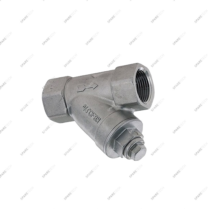 Stainless steel "Y" strainer FF3/4''
