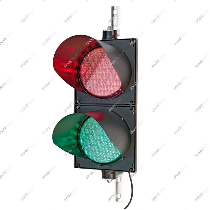 Double cabinet with green and red light 220V, 50 X 25cm