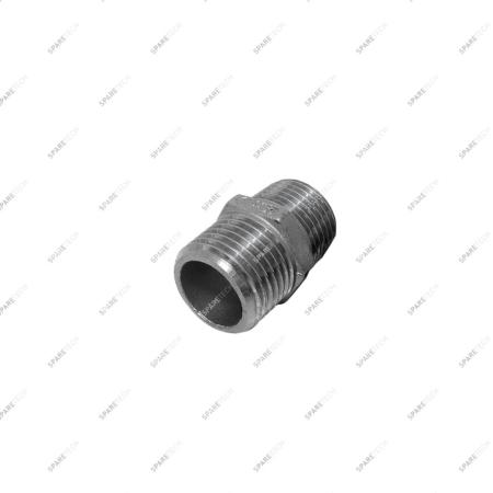 Hex pipe nipple GAZ MM3/4", stainless steel