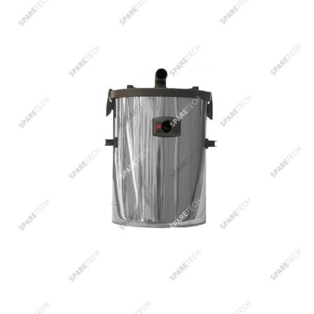 Stainless steel tank D.430mm with cylindrical filter cartridge 