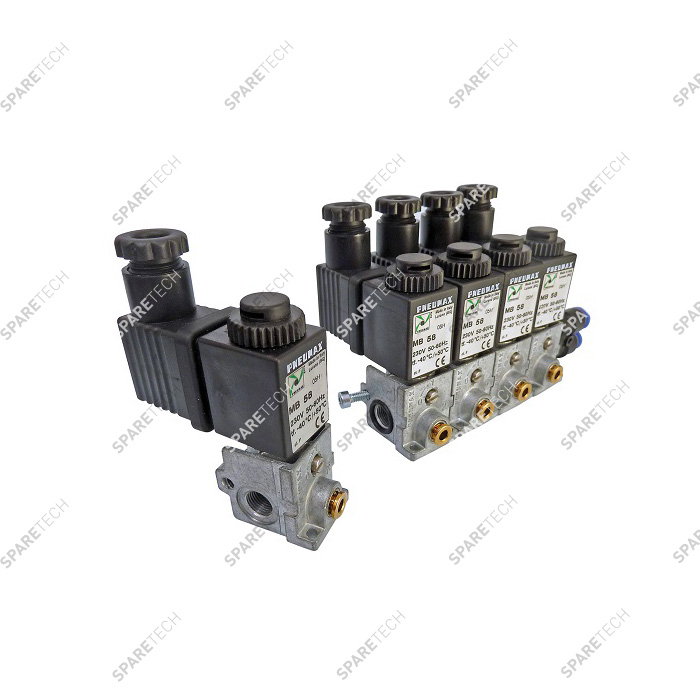 Modular pneumatic driver 24VAC (NC) for D40mm valve