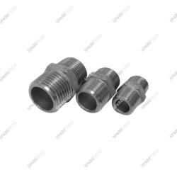 Hex pipe nipple GAZ MM3/8'', Stainless steel