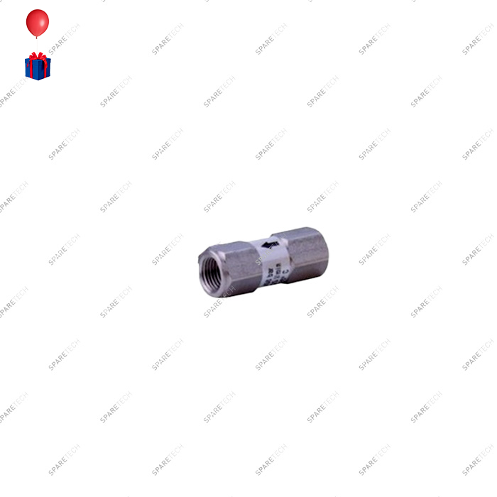 High Pressure Stainless steel check valve FF1/4'' (VITON), P.A.