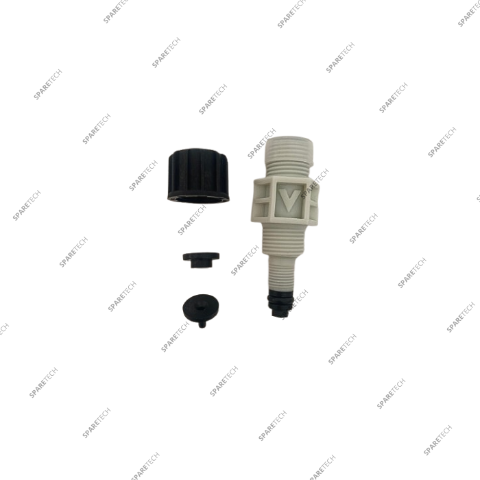 Injection valve PP + EPDM seals M1/4" or M1/2" (4-6mm hose)