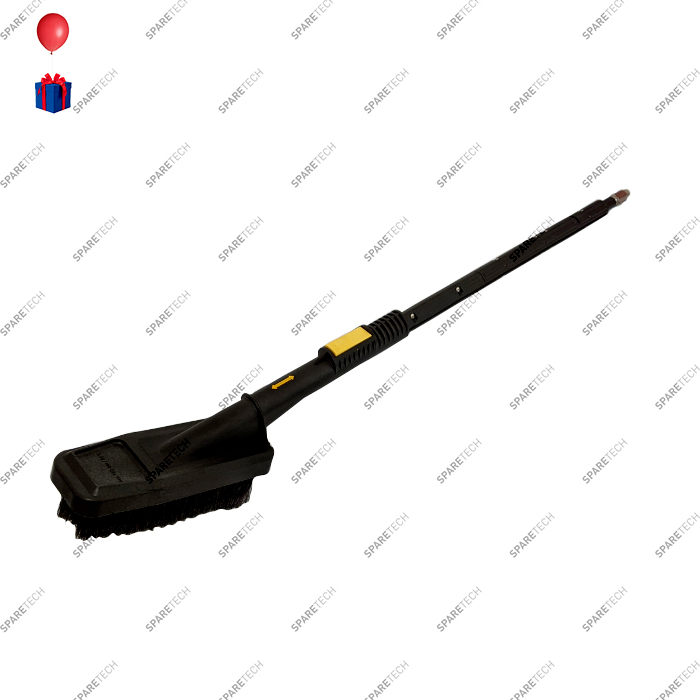 Retractable lance with longitudinal brush M1/4''